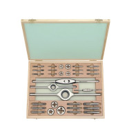 Kézi menetfúró és menetmetsző készlet W1-II (W1/8" - W1/2") HSS