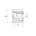 Homlok-palástmaró "N" Co5 - 100x50x32mm