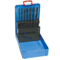 Csigafúró készlet 19 részes - fekete - 1-10/0,5mm