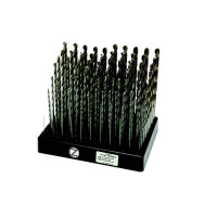 Csigafúró készlet hosszú 91 részes köszörült  1-10/0,1mm