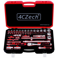 1/4" + 1/2" 59 részes dugókulcs készlet 4-32 mm