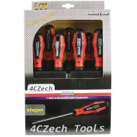 Csavarhúzó készlet 7 részes profi PL + PH + PZ + tartó